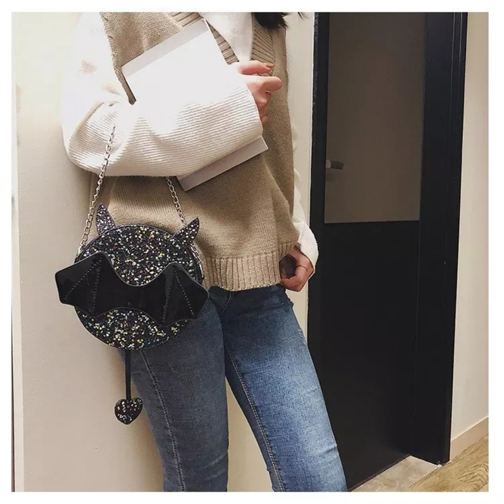 New Halloween Bat Crossbody Bag